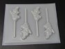 511sp Snowman Ollie Frozen Chocolate or Hard Candy Lollipop Mold